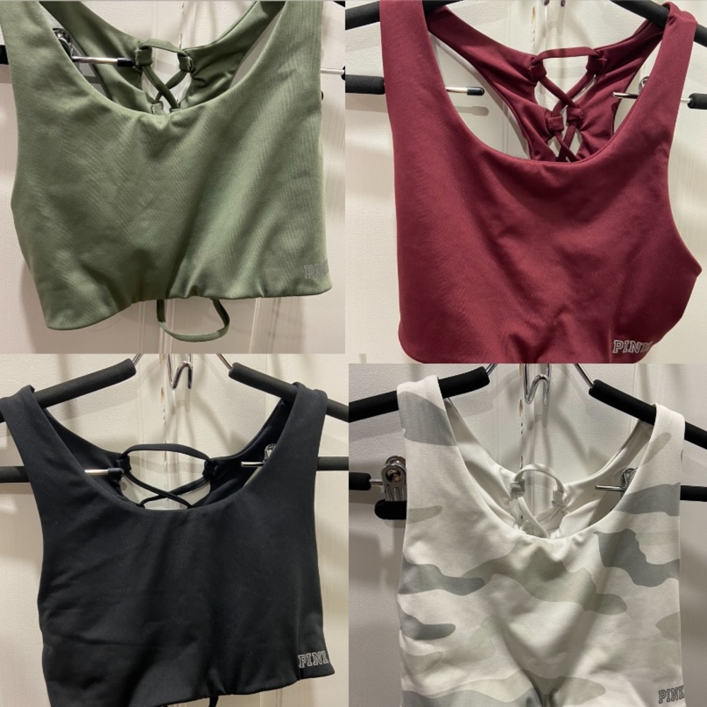 BUNDLE victoria secret pink sports bra medium